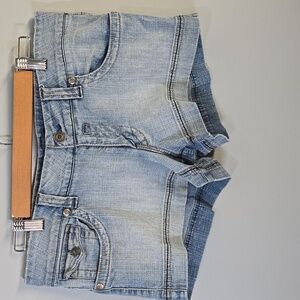 Hydraulic Shorts Womens Size 15/16 Light Blue Denim Jean Shorts